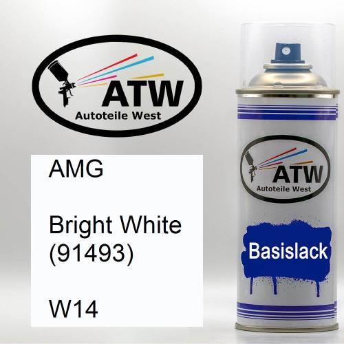 AMG, Bright White (91493), W14: 400ml Sprühdose, von ATW Autoteile West.